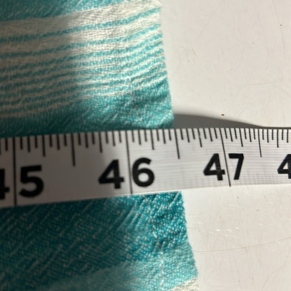 Tuckernuck Aquamarine Stripe Salty Paloma Caftan Dress -Size X-Small - Picture 9 of 9